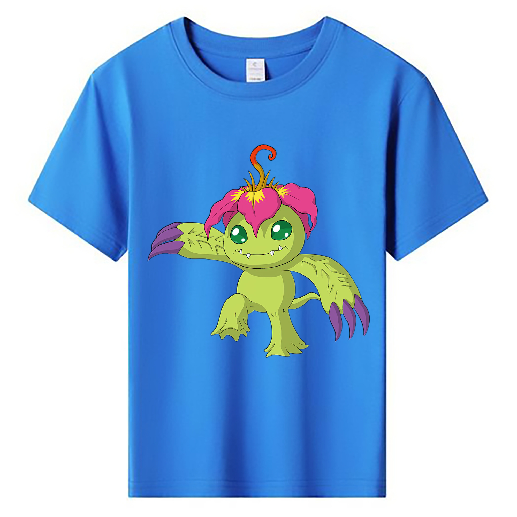 （画像用） Digimon デジタルモンスター/デジモン 綿100％キッズTシャツ（フロントプリント）